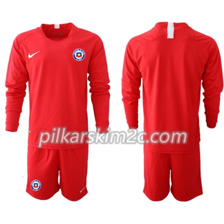 Koszulka Chile Dziecięca Główna 2018-2019 - Koszulki Piłkarskie(L/S)